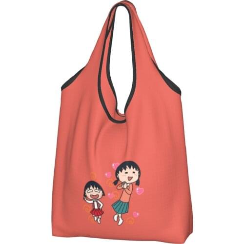 Maruko (9) Canvas Bag Woman Cheap Bag Kawaii Anime Ins Shopper Bag