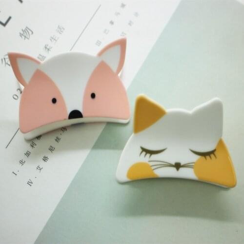 Cute Fox Hair Claws Cat Hairgrips Headwear Hair Accessories