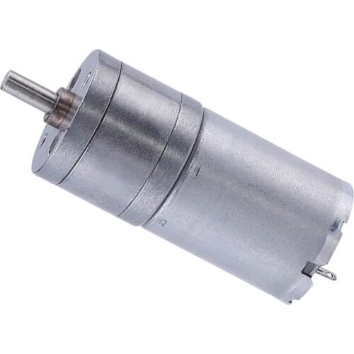 DC Mini Electric Motor 12V GM25-370 High Torque Low Speed 65RPM Reversed Motor Reduction Engine Metal 370 Gear Motors
