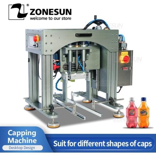 ZONESUN ZS-XG20 Desktop Semi-Automatic Sprayer Bottle Beverage Plastic Dropper Bottle Capping Machine