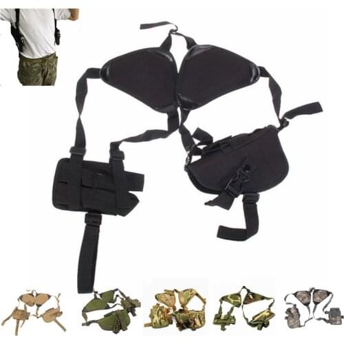 Nylon Outdoor Tactical Concealed Universal Left Right Handgun Pistol Pouch Shoulder Gun Holster for Glock 17 19 22 23 31 32