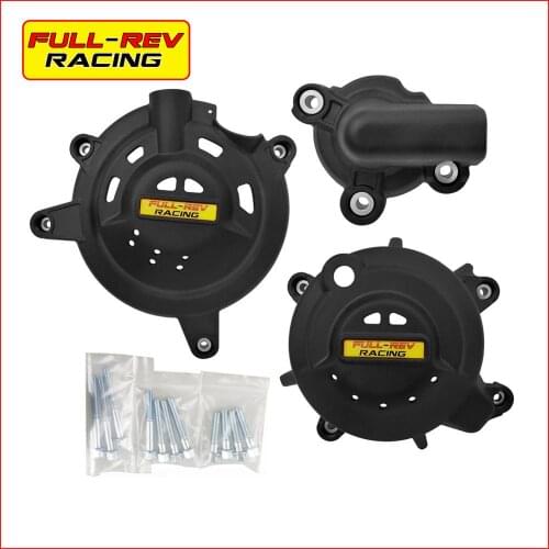 For KAWASAKI NINJA400 2018 /Z300 14-16 Motorcycles Full Rev Racing Perforated protective engine cover