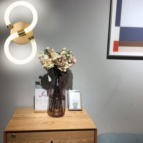 Modern Minimalist Led Wall Lamp Living Room Bedroom Bedside 12W 20W Creative Wall Light Sconce Aisle Lighting Decoration Fixture