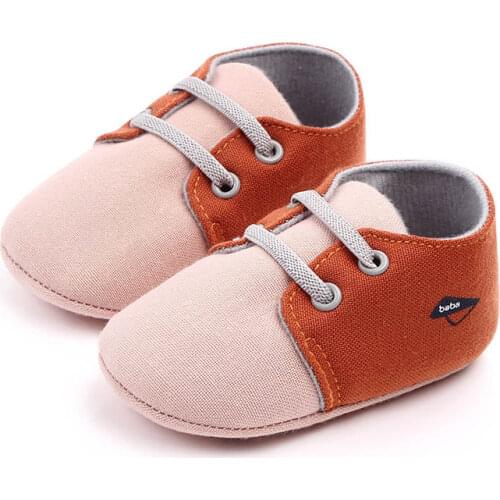 Spring Summer Fashion Newborn Baby Shoes Solid Color Cotton Girls Boys Shoes Casual Soft Sole Infant Toddler Shoes for First Wal