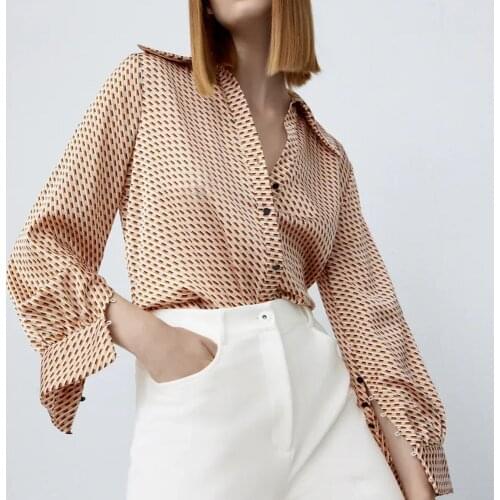 XIKOM 2021 New Summer Women Vintage Single Breasted Thin Shirt Office Lady Female V Neck Streetwears Casual Shirt Chic Top