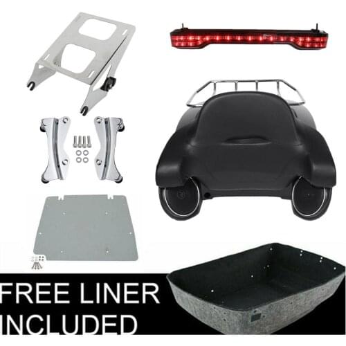 Motorcycle King Pack Trunk Backrest Speaker Tail Light For Harley Tour Pak Touring Road King Road Glide Street Glide 2014-2020