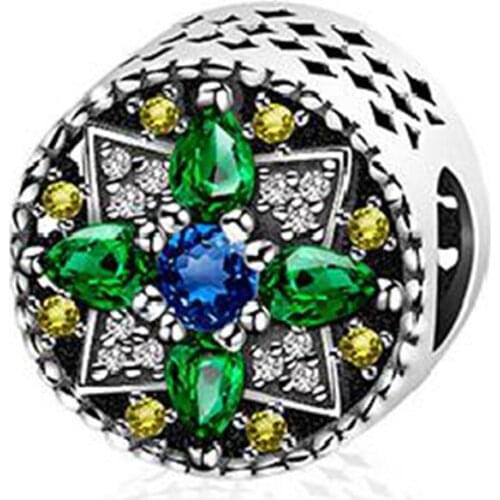 NEW Original Design 100% 925 Sterling Silver Original Charm Beaded Women Fashion Jewelry Natural Glittering Gift 1701-1720