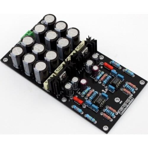 155 * 81MM Dual AC12V or Dual AC15V Luxury Amp Preamp Board Electrolysis Adopts Imported Sanying 2200UF / 25V Electrolysis