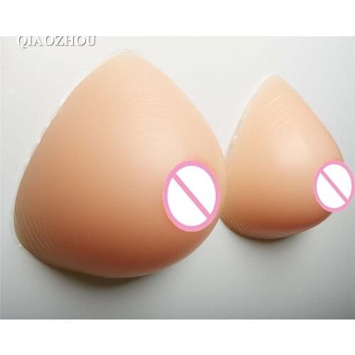2400g/pair G cup Top quality realistic silicone breast forms easy curves bust enhancer transgender artificial boobs