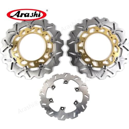 Arashi 1 Set For YAMAHA BT BULLDOG 1100 2002-2006 CNC Floating Front Rear Brake Disc Disk Rotors 2002 2003 2004 2005 2006