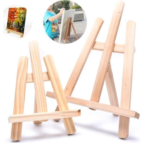 Wooden Drawing Easel Tablet Phone Stand Frame Painting Art Tripod Display Shelf Drawing Supplies Wooden Easels