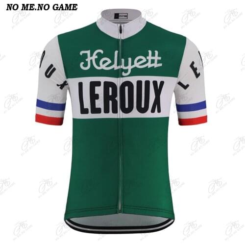 NO ME NO GAME 4 style Retro Cycling Jersey Men Green Road Racing Cycling Clothing MTB Bicycle Wear Vintage Mountain Bike Jersey