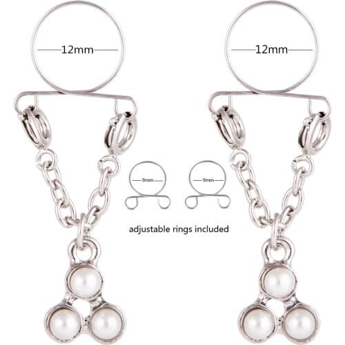 Nipple Ring Pregnant women do not perforated Flexible Nipple Ring Piercing Body Piercing Jewelry