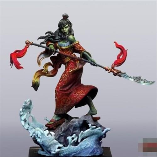 Scale Model Resin Kit Indian version Female Warrior GK Assembly Models Figure Resin Kit Model Colorless Self-Assembled Toy