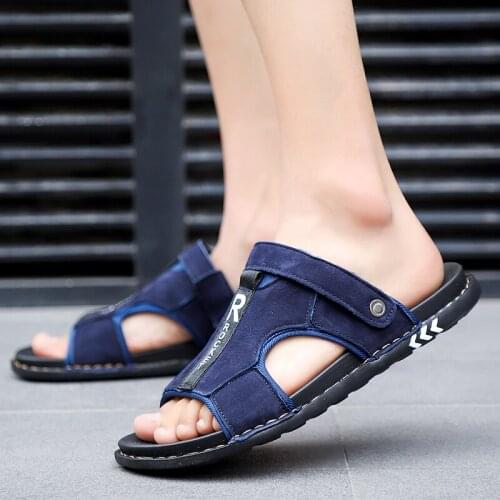Sandalen Heren Sandalle Homme Sandalias Hombre Summer Men Sandals Rubber Deportivas Sandale Cuir Vietnam For Man Outdoor
