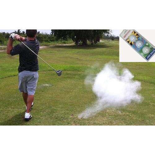 Golf Joke Ball Exploding Golf Ball Prank Funny Gag Trick Gift 3 Balls/Pack