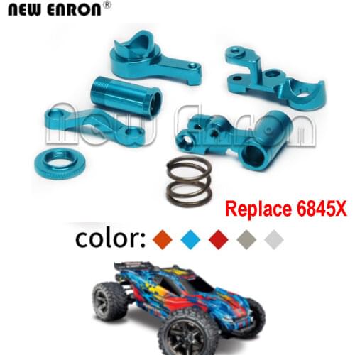 1/10 6845X Alloy Steering Bellcranks Servo Saver Spring Set For RC Car Traxxas Drag Slash Hoss 4x4 Rustler Stampede XO-1 Bandit