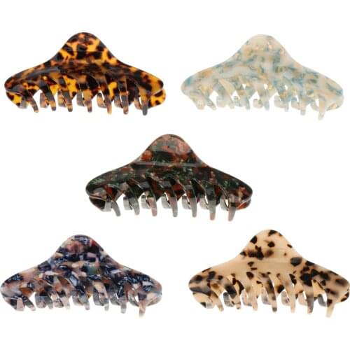 Extra Large/Jumbo Plastic Hair Claw Hair Clip Clamp Grip for Long Thick Hairs