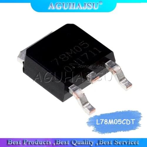 10pcs L78M05CDT TO252 L78M05 TO-252 78M05 POSITIVE VOLTAGE REGULATORS new and original