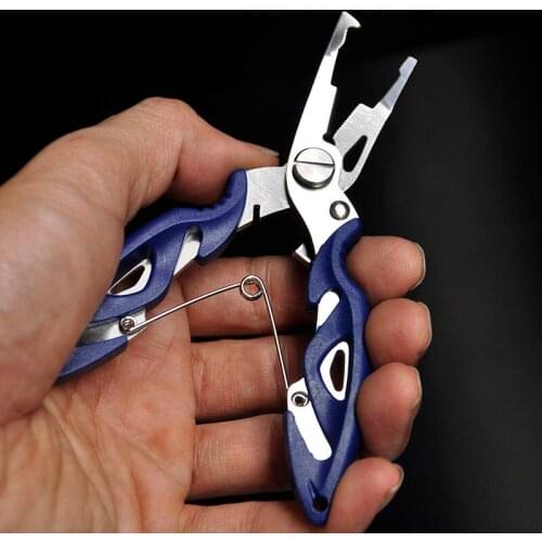 Fishing Pliers Multifunctional Luer Plier Mini Fishing Outdoor Fishing Cable Cutters Fishing Hook Remover Fish Pliers Tool