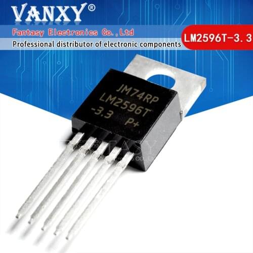 10PCS LM2596T-3.3 TO220-5 LM2596T LM2596 TO-220-5 LM2596-3.3