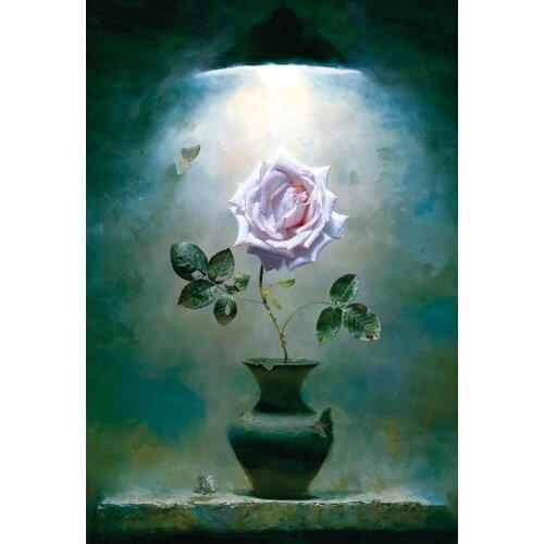 1000 pieces wooden puzzle Painting Rose series love Valentines Day gift ideas adult casual fun toy