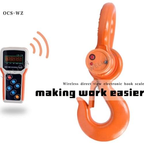 15T Wireless Digital Electronic Hanging Crane Scale With Handheld Meter