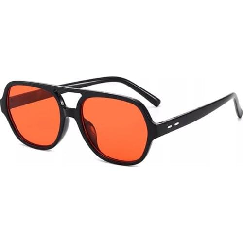 2021 New Retro Fashion Men Women Square Sunglasses Classic Plastic Frame Design Luxury Brand Unisex Sun Glasses UV400