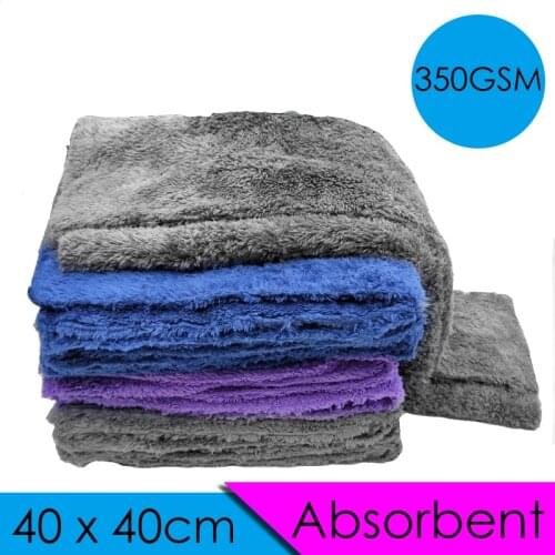 1pcs 3/5pcs Super Absorbent Microfiber Kitchen Cleaning Towel Detailing Clean Plush for Car Glass Table Drying Washing Cloth Rag