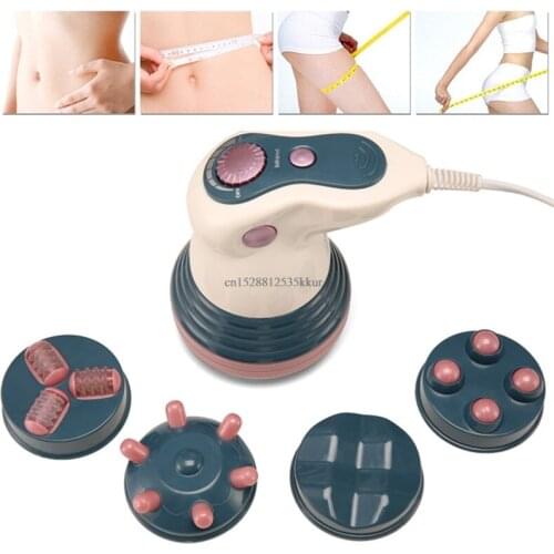 4 In 1 Electric Infrared Body Massager Tool Weight Loss Anti Cellulite Slimming Beauty Machine Back Health Massage Relaxation