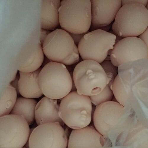 6pcs/lot 1/6 scale obtisu doll head for DIY practice ob21 no hair 12" bjd doll action figure accessory model