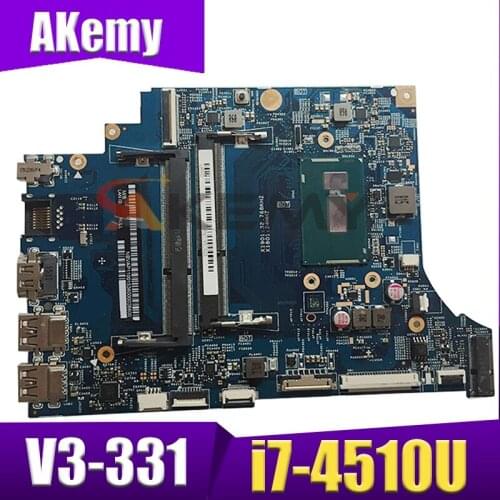 Akemy laptop Motherboard For ACER Aspire V3-331 i7-4510U Mainboard 13334-1 SR1EB DDR3