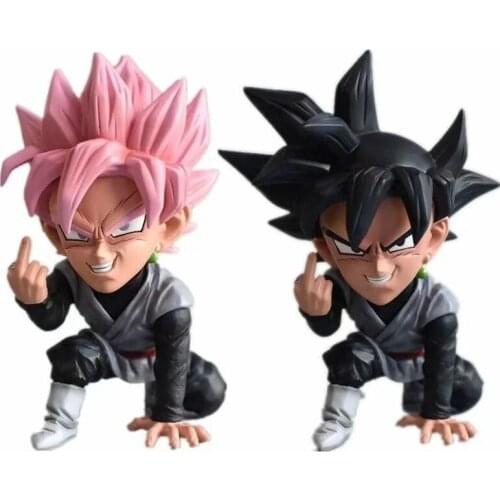 13CM 1Pcs Classic Anime Dragon Ball PVC Funny Zamas Sun Wukong Action Humanoid Model Decoration Toy Color Box Childrens Gift