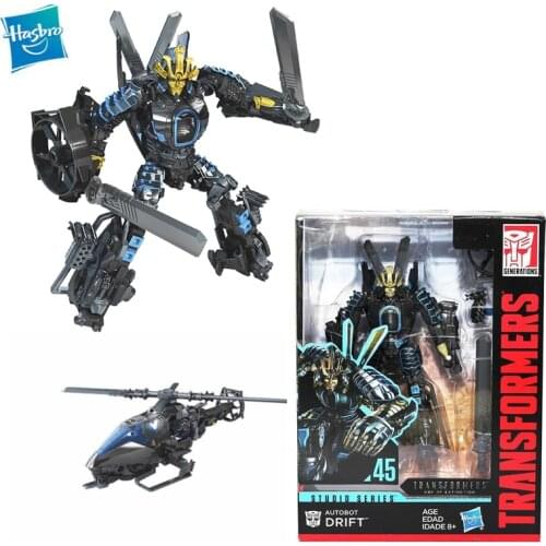Anime Figure Hasbro Transformers Studio Series 45 Drift Deluxe Class Age of Extinction Movie Autobot Drift Anime Action Figures