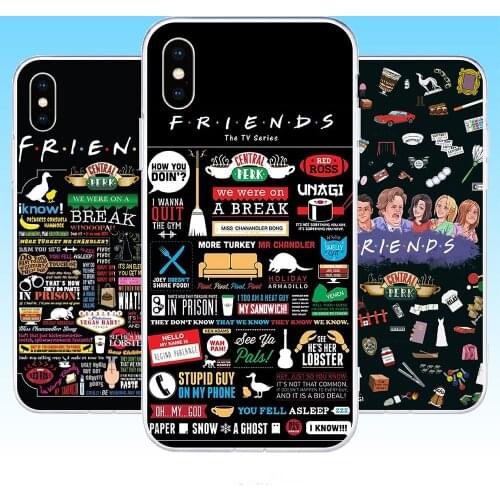 For OPPO A9 2020 A5 2020 F9 F7 F11 R15 Realme 2 Pro R17 A7 2018 case Soft Tpu Case Friends TV Back Cover Phone Cases