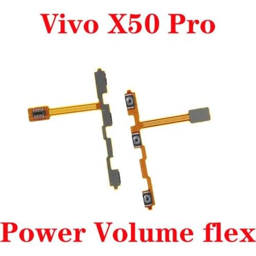 For Vivo X50 Pro Power Button On Off Volume Button Flex Cable