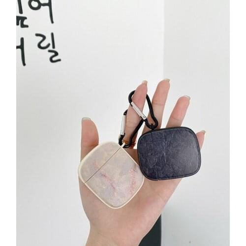 Black marble Soft silicone Case For Cover For Apple Airpods pro Cartoon Back Cover For Apple Airpods 1 2 Earphone Case