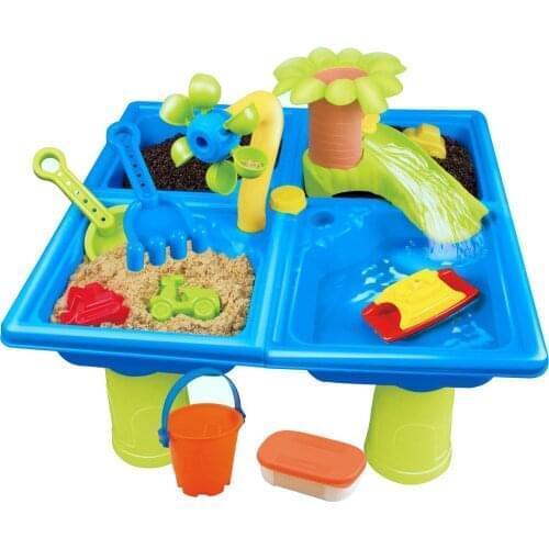 Kids Sand And Water Table Beach Play Sand Table Sand Bucket For Toddlers Beach Toys For Kids Play Water Toys Sand Box Set