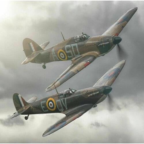 SPITFIRE HURRICANE AIRCRAFT PICTURE PRINT Canvas Painting Wall Art Home Decoration Posters and Prints Plant Pictures for Living