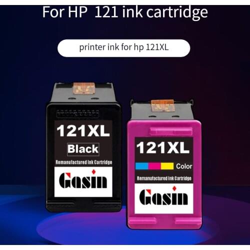 For HP 121XL | 2 Ink Cartridges |Black Tri-color|for hp 21xl CH641HE CH643HE for HP 3720 3722 3723 3732 3752 3755 3758 Printer