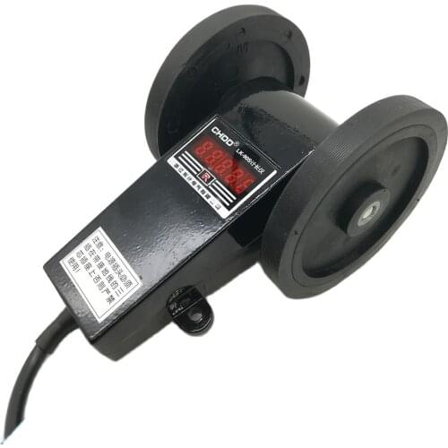 China 5 Digit LED Display Fabric Meter Counter LK-90S Length Measure Sensor Scale Textile Cutting Machine