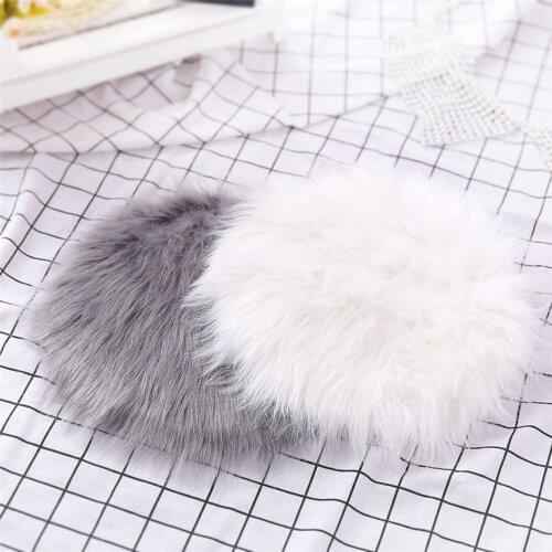 21 Soft Artificial Sheepskin Rug Chair Cover Artificial Wool Warm Hairy Carpet Seat Pad Mats For Home Enfeites De Natal Nov#3