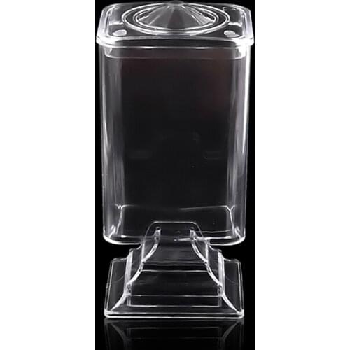 Makeup Cotton Pad Box Nail Art Remover Paper Wipe Holder Container Storage Case Transparent make up nail styling tools