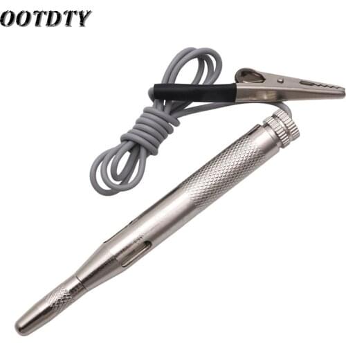 OOTDTY Auto Car Motorcycle Circuit Tester 6V 12V 24V Gauge Test Voltmeter Light