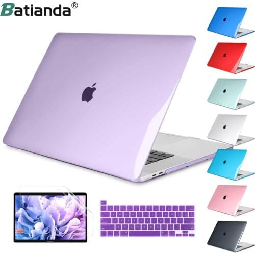2020 Pro Crystal Clear Laptop Case with Keyboard Cover &Screen Protector for New MacBook Pro 13 with touch bar A2251 A2289 model