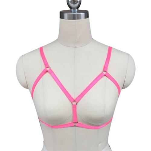 Rave wear Bondage body harness/ body cage/ fetish lingerie/ harness PRE-ORDER,Sexy Harajuku punk Goth garters Belt harness