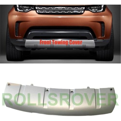 ROLLSROVER Front Bumper Towing Eye Cover For Discovery 5 2017-2019 HY32-17F011-A Silver Black