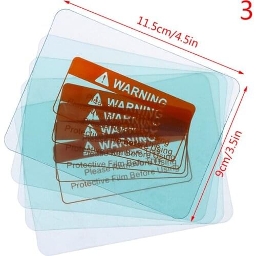 5pcs Replacement Clear PC Protective Sheet Welding Shield Cover Lens Protector Plate For Welding Helmet Mask 3Sizes