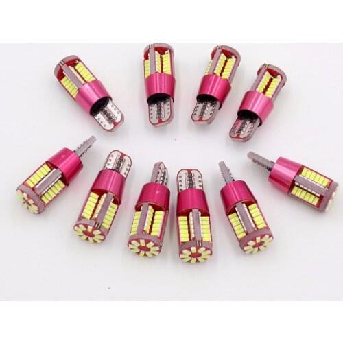 White T10 168 192 2825 W5W W16W 57smd led CANBUS NO Error Auto Reverse Dome Reading Wedge Light Fog bulb Rear Turn Signal Lamp