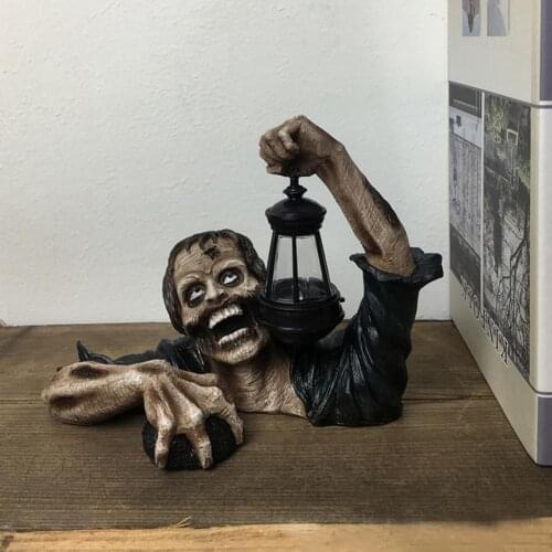 Luminous Resin Outdoor Halloween Landscape Miniatures Halloween Props